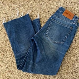 Lucky brand ava crop mini boot jeans